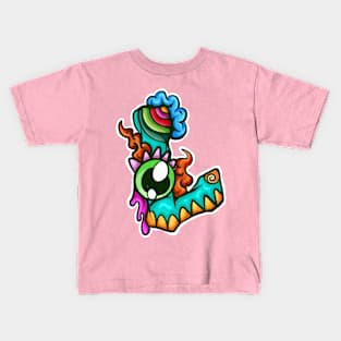 Alfabet Monster L Kids T-Shirt